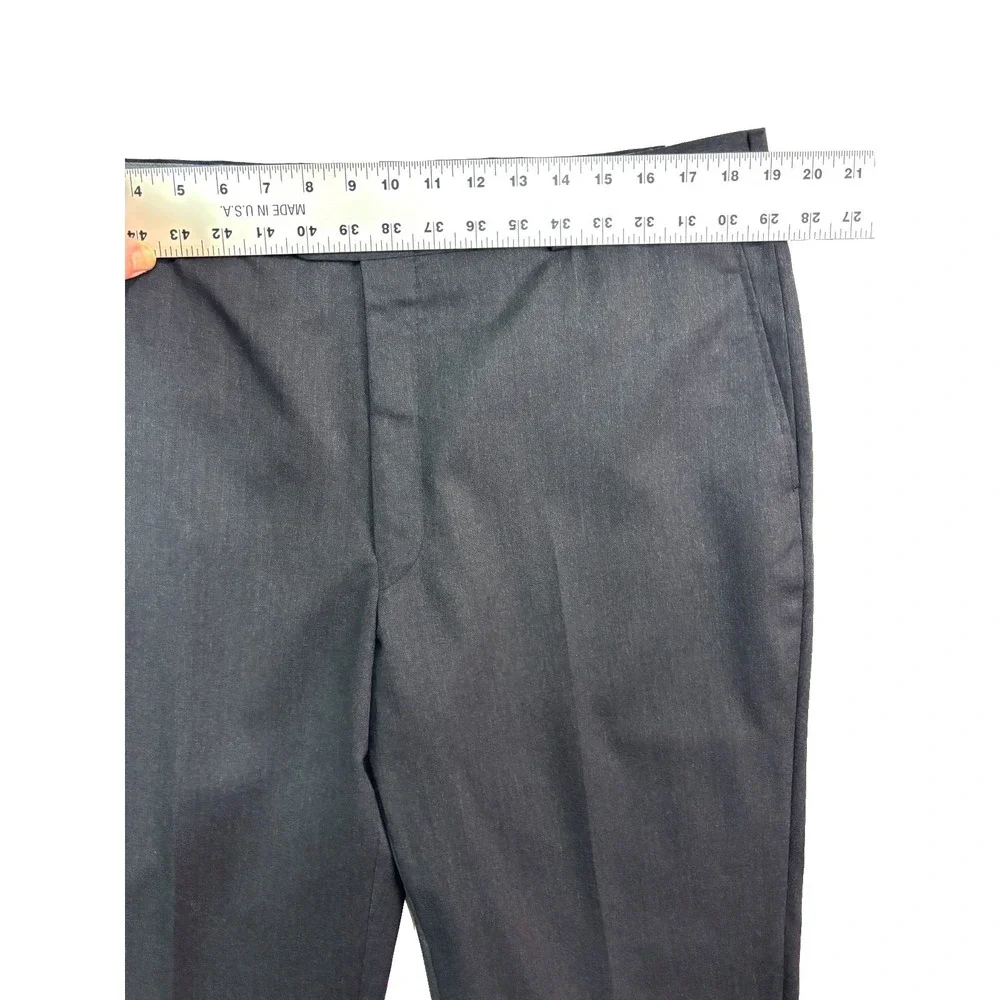 NEW Hickey‎ Freeman 38 Charcoal 100% Worsted Wool Dress Suit Pants Trouser Mens